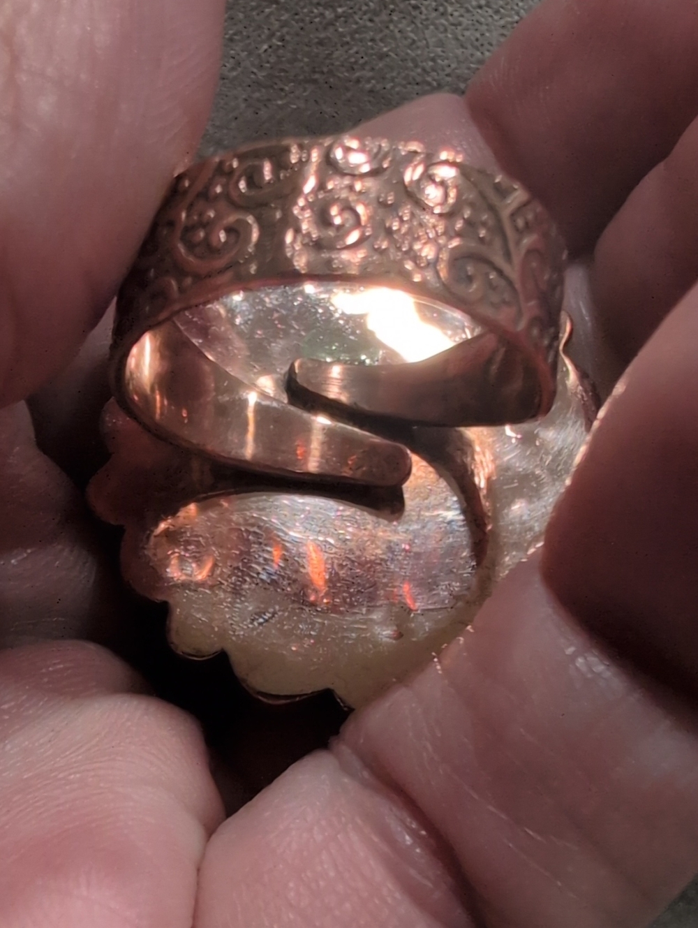 Turquoise Cluster Statement Ring - Picture 3 of 3